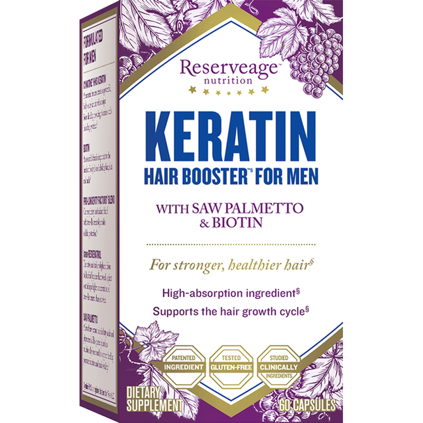 Keratin Booster for Men 60 vcaps by Reserveage