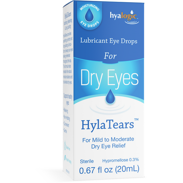 HylaTears Lubricant Eye Drops 0.67 fl oz by Hyalogic