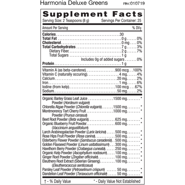 Harmonia Deluxe 7 oz by DAdamo Personalized Nutrition