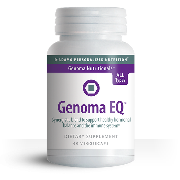 Genoma EQ 60 caps by DAdamo Personalized Nutrition