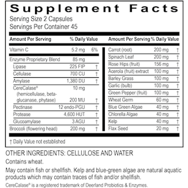 Super CellZyme 90 caps by Transformation Enzyme