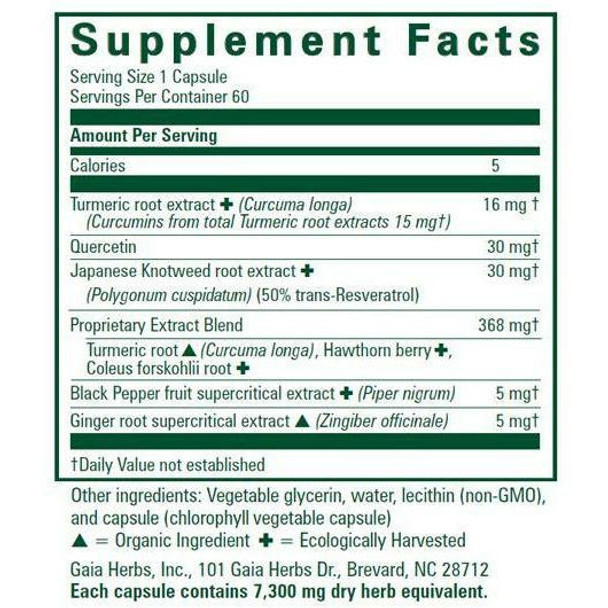 Curcuma NF-kB: Cardiovascular 60 Liquid Phyto-Caps by Gaia Herbs Curcuma NF-kB: Cardiovascular 60 Liquid Phyto-Caps by Gaia Herbs
