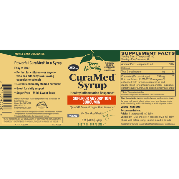 CuraMed Syrup 8 oz by Terry Naturally