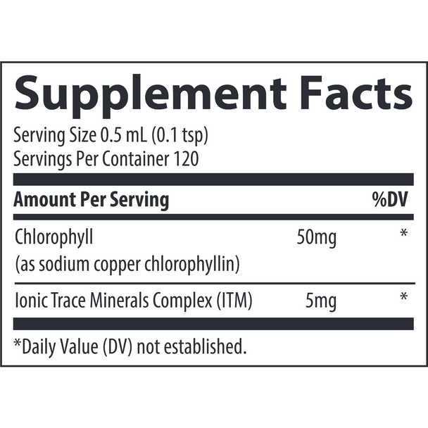 Concentrated Ionic Chlorophyll 2 fl oz by Trace Minerals Research