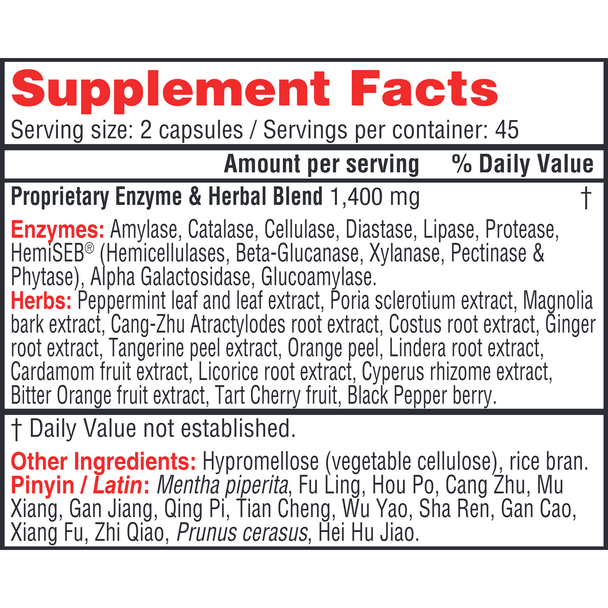 Chzyme 90 caps by Health Concerns