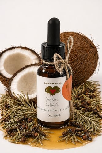 Goodygoody Oil Homemade Organic Rosemary & Clove Hair Growth Oil Jamaican Extra