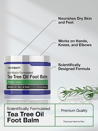 Horbaach Tea Tree Oil Foot Balm 2 Oz