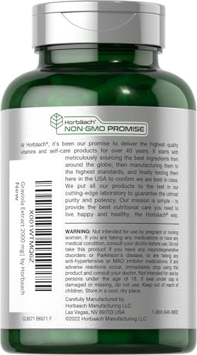 Horbaach Graviola Capsules 120 Count