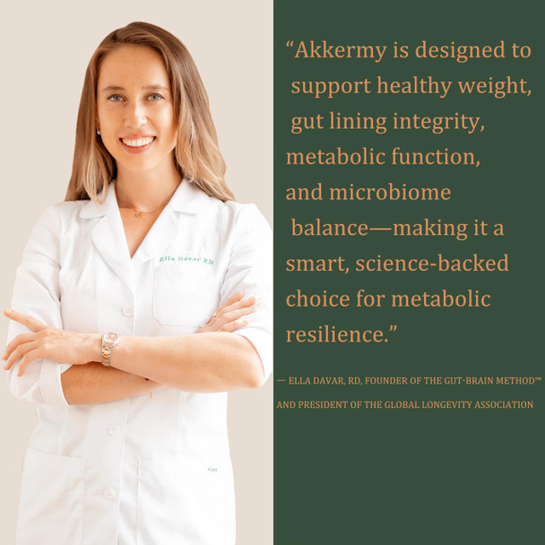 Akkermy Akkermansia Probiotic For Appetite Suppressant & Craving Control