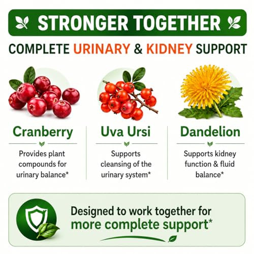 Hcl Herbal Code Labs Cranberry Extract Capsules 50:1 Whole Fruit Concentrate With Dandelion &