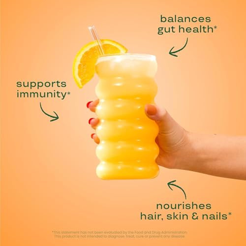 Bloom Nutrition Bovine Colostrum Powder For Gut Health Immune Support Hair Growth 25 Servings