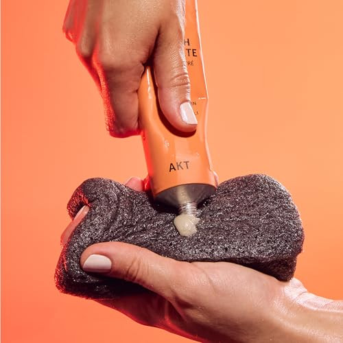 Akt The Konjac Plant Based Shower With Activated Charcoal Exfoliating