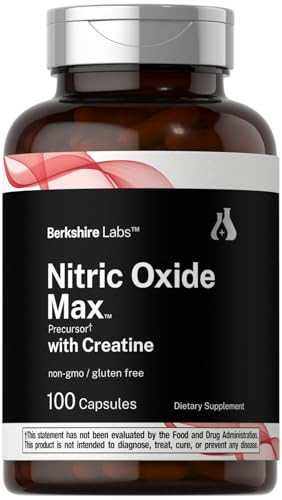 Horbaach Nitric Oxide Supplement With Creatine 100 Capsules
