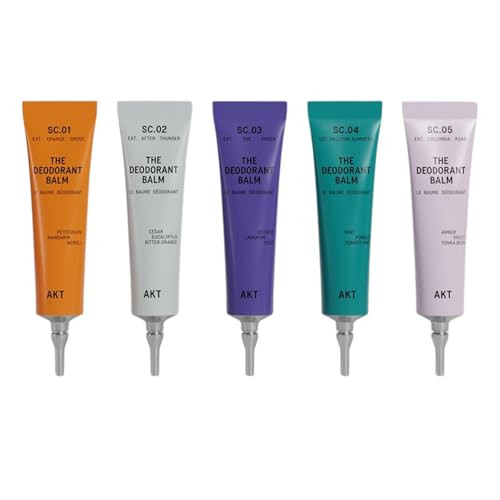 Akt Mini Deodorant Balms Discovery Set Pack Of 5 X Natural 016 Fl Oz Pack Of 5