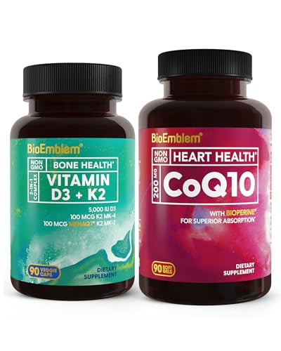 Bioemblem Vitamin D3 K Coq10 2 Capsules