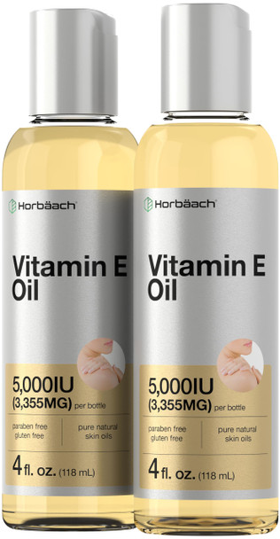 Horbaach Vitamin E Oil 8 Oz 5000 Iu