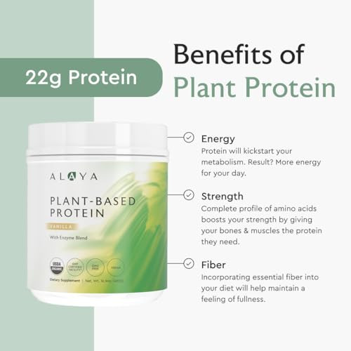 Alaya Naturals Organic Plant Based Protein Powder