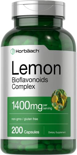 Horbaach Lemon Bioflavonoids Supplement 200 Capsules 1400 Mg