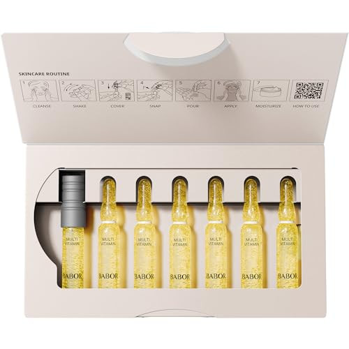 Babor Multi Vitamin Ampoule Concentrate Revitalize Dull Tired Skin Vitamin A