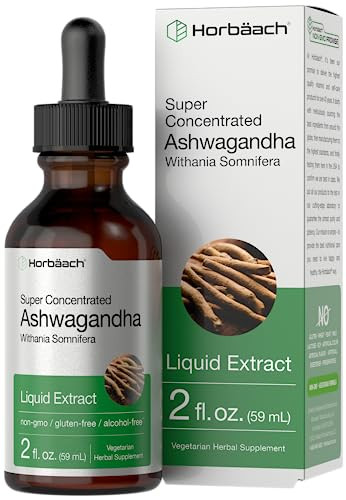 Horbaach Ashwagandha Liquid Drops 2 Fl Oz