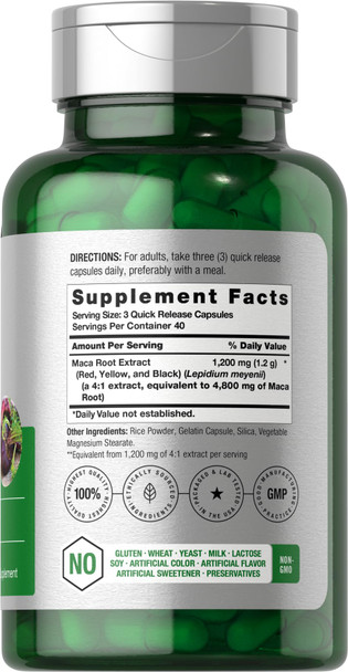 Horbaach Maca Root Capsules For Men And Women