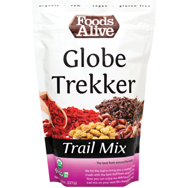 Globe Trekker Trail Mix 8 oz by Foods Alive