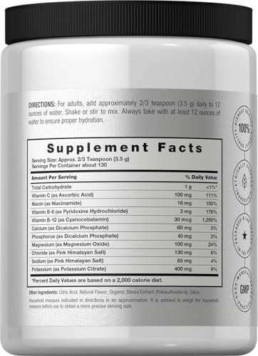 Horbaach Electrolytes Powder 130 Servings 16 Oz