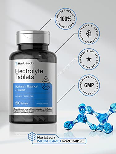 Horbaach Electrolyte Tablets 200 Count