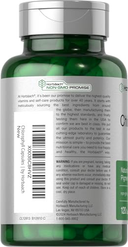 Horbaach Chlorophyll Capsules 120 Count