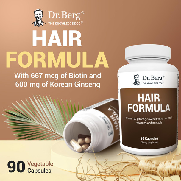 Dr Berg Nutritionals All In One Vitamins For Hair Skin & Nails 90 Veg Capsules