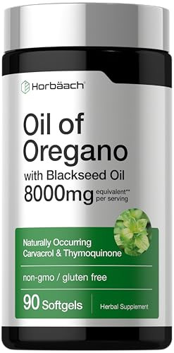Horbaach Oil Of Oregano With Blackseed Oil Softgels