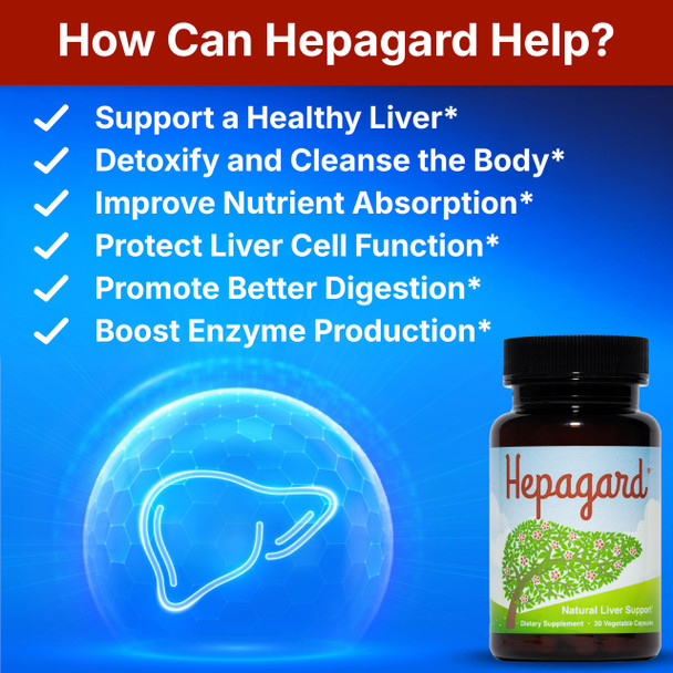 Hepagard Natural Liver Support Supplement With N Acetyl Cysteine (Nac)