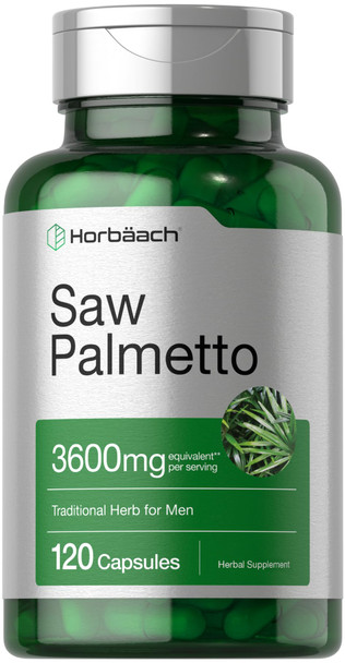 Horbaach Saw Palmetto Extract 120 Capsules