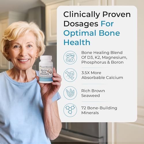 Expert Remedies Marine Calcium Bone Density Supplement 35X Absorbable Pearl Calcium &