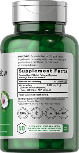 Horbaach Marshmallow Root Capsules 120 Count