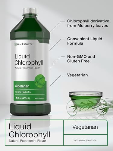 Horbaach Chlorophyll Liquid Drops 32 Oz 100Mg
