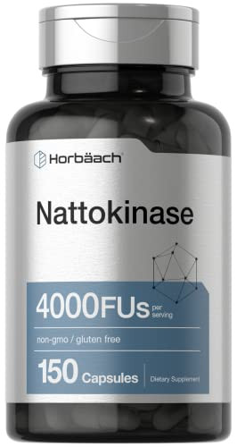 Horbaach Nattokinase Supplement 4000 Fu 150 Capsules