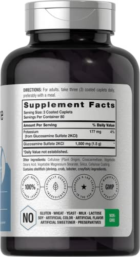 Horbaach Glucosamine Sulfate 240 Cap 1500Mg