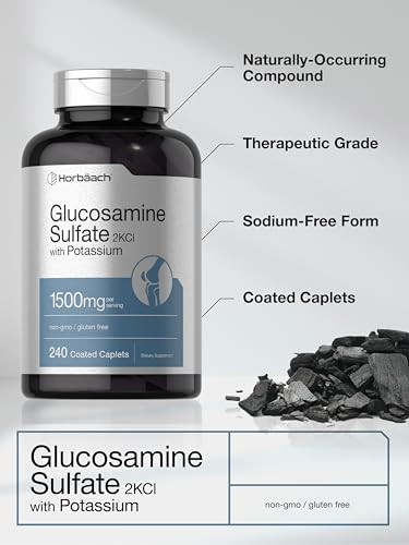 Horbaach Glucosamine Sulfate 240 Cap 1500Mg