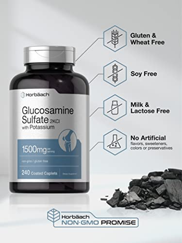 Horbaach Glucosamine Sulfate 240 Cap 1500Mg