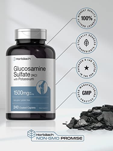 Horbaach Glucosamine Sulfate 240 Cap 1500Mg