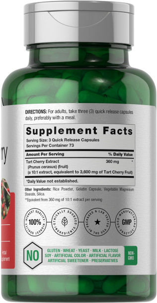 Horbaach Tart Cherry Extract 220 Capsules