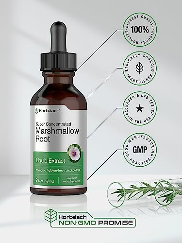Horbaach Marshmallow Root Extract Tincture 2 Fl Oz