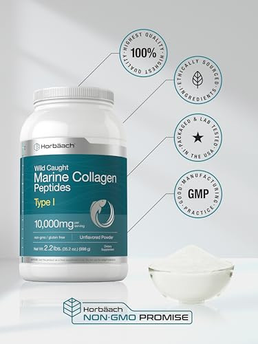 Horbaach Marine Collagen Peptides Powder 22 Lb
