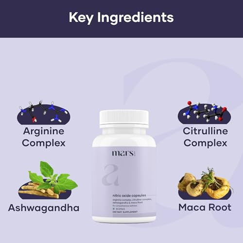 Mars By Ghc Nitroburn Combo: Powered By Nitric Oxide & Himalayan Berberine 120 Capsules Pack Of 1