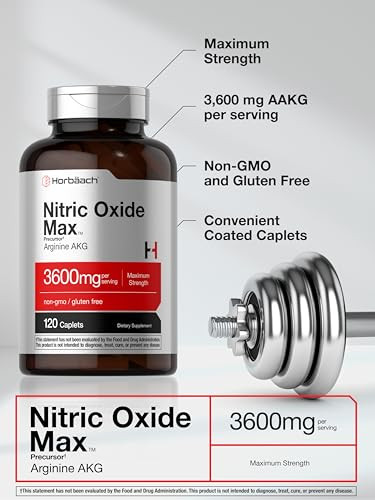 Horbaach Nitric Oxide Max 120 Cap 3600Mg