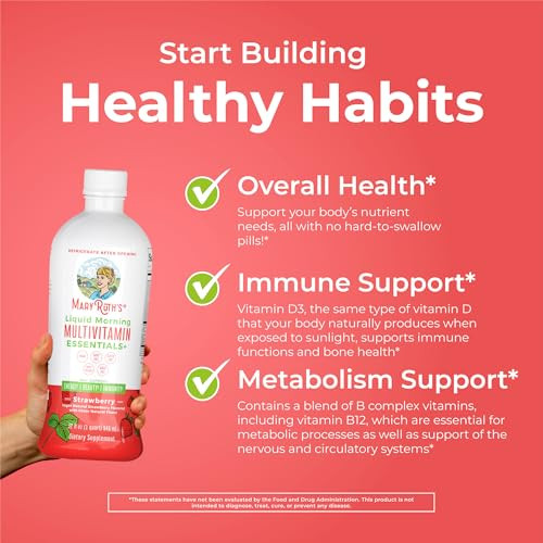 Maryruth's Liquid Morning Multivitamin (Strawberry) & Liquid Nighttime Multimineral (Pineapple)