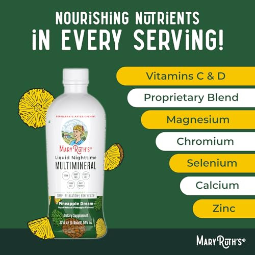 Maryruth's Liquid Morning Multivitamin (Strawberry) & Liquid Nighttime Multimineral (Pineapple)