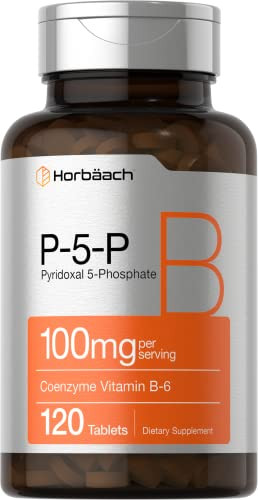 Horbaach P5P Activated Vitamin B6 120 Tablets 100Mg