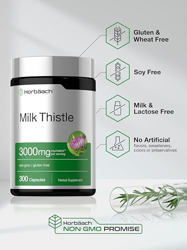 Horbaach Milk Thistle Supplement 300 Capsules